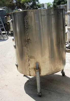 Tank, 300 Gallon, 304 S/st, 44" x 46", SB/OT #S741341