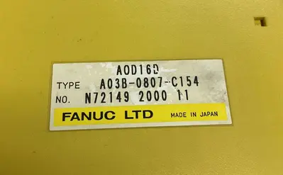 Used FANUC A0D16D Input / Output Modules | Surplus Asset Holdings #1205987