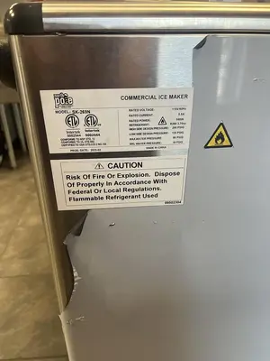 New | in-Stock NORTH POLE SK-269N Ice Machines Florida US | BAM Discount Restaurant Equipment #1301597