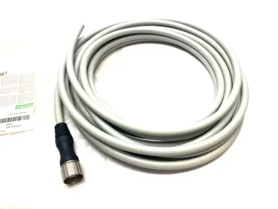 USED MURR ELEKTRONIK SINGLE ENDED M23 FEMALE 0° CABLE 19-POLE