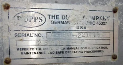 USED Andritz/Dupps 3620