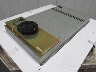 Fanuc A02B-0047-C907 38" x 21" External Panel Mount Fan Cooling Unit