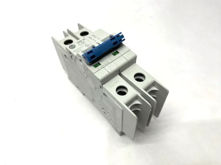 Used ALLEN-BRADLEY SER. D MINIATURE CIRCUIT BREAKER 2 POLE 20A 480Y/277V Circuit Breakers | Maverick Industrial Sales #1099804