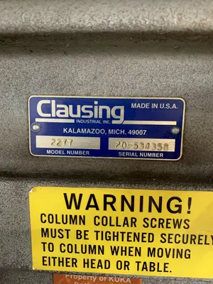 USED CLAUSING 2277