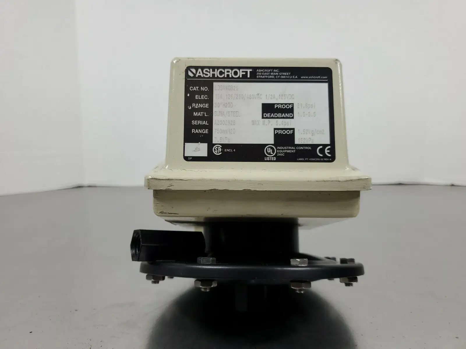 Used Ashcroft _UNKNOWN_ Pressure Switches South Carolina US | Palmetto Automation #1539712