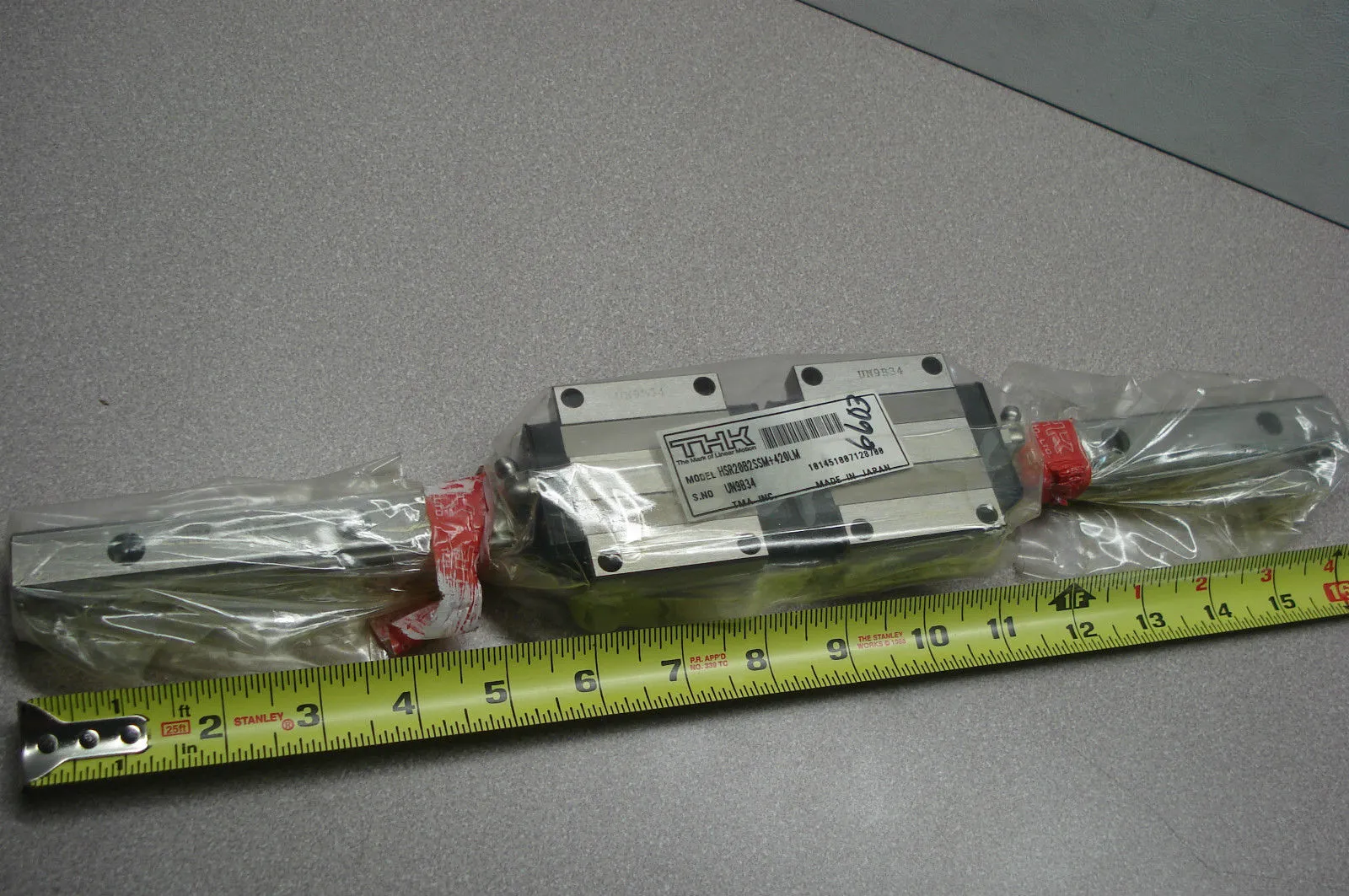 NEW THK HRS20B2SSM+420LM LINEAR RAIL BEARING