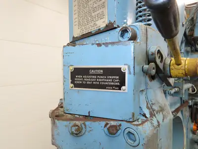 Buffalo 1/2 Mechanical Iron Worker UIW 50 Ton 3 HP 460V Shear Punch Cutter