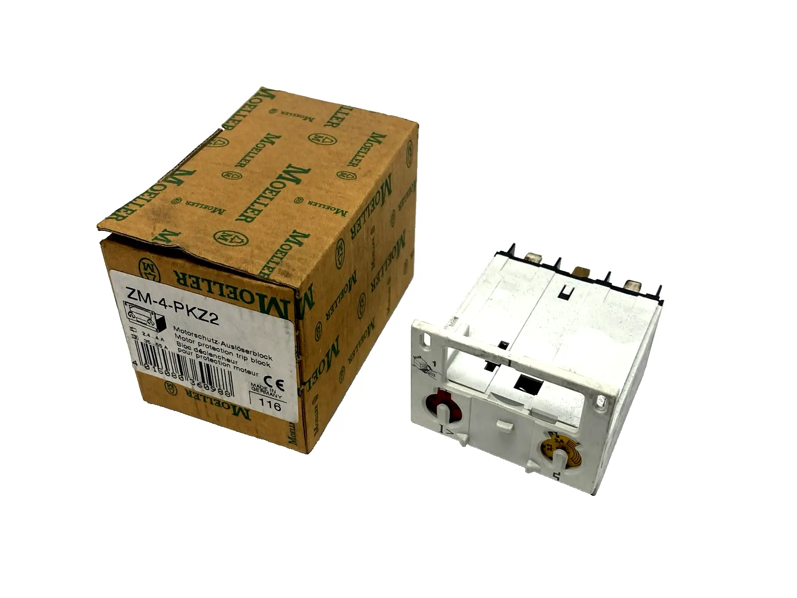 ZM-4-PKZ2 | Moeller  Motor Protection Trip Block 2.4-4A Thermal 35-55A Magnetic - New Other