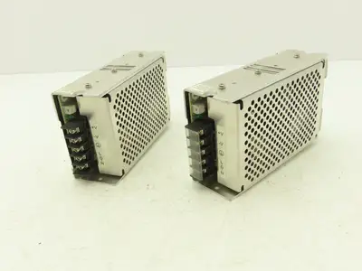 Omron S8JX-N10024CD Power Supply In 100-240VAC Out 24VDC 4.5A DIN Rail Lot of 2