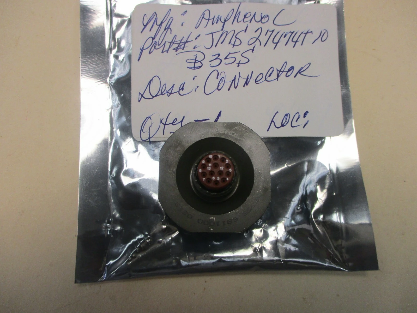 NEW Amphenol JMS27474T10B35S