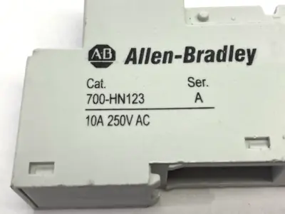 USED ALLEN-BRADLEY SER. A MINI SCREW TERMINAL SOCKET 8-PIN 250VAC 10A