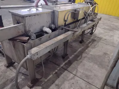 4" CAPACITY ULTRASONIC BAR & TUBE CONTINUOUS WASHER: STOCK #22589