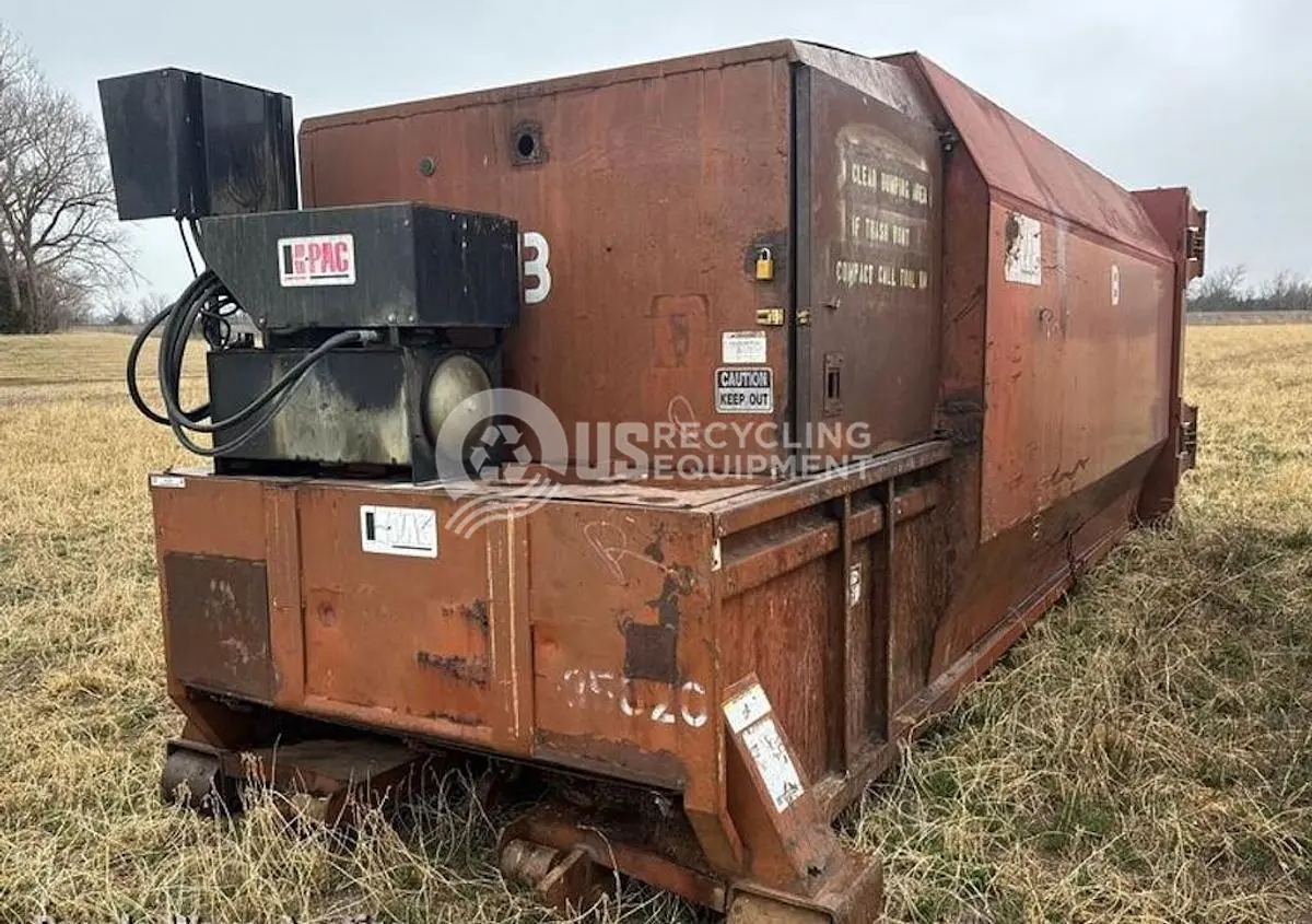USED K-PAK KP35 SELF CONTAINED COMPACTOR