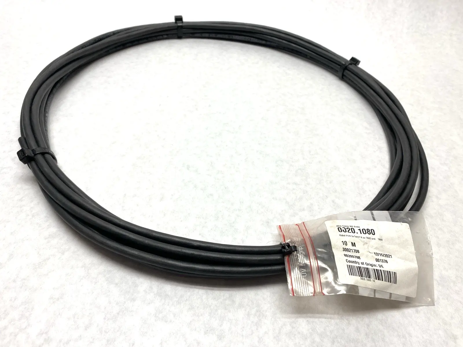 New | in-Stock ATLAS COPCO SCA CABLE 10M PUR 5X1MM Cable & Wire | Maverick Industrial Sales #1106234