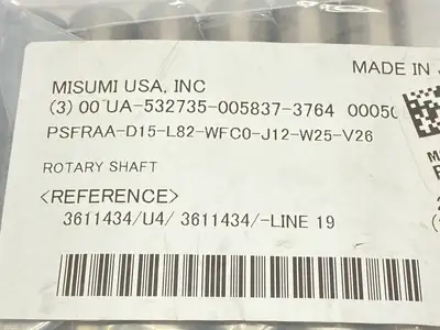 NEW MISUMI ROTARY SHAFTS