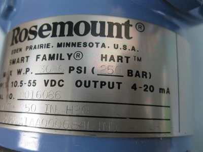 Used Rosemount 3051 CD 2A 22A1AA0006B4L4M5 Sensors New Hampshire US | Bitter End Trading #1556582