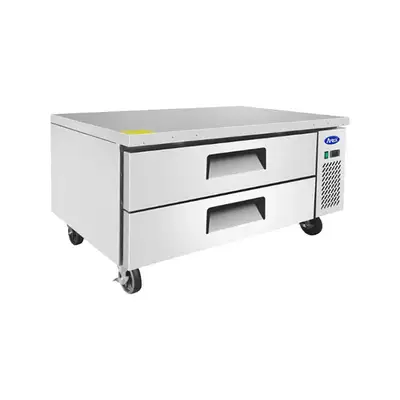 New | in-Stock Atosa New Atosa MGF8450GR 48" Refrigerated (2) Drawer Chef Base Chef Bases Illinois US | Falcon Restaurant Supply #1375370