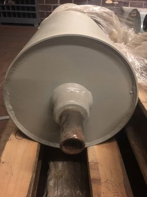 New Schenk Process Belt Scraper Conveyor Drive Pulley 36” L 12” Dia