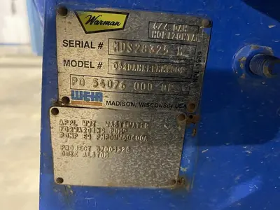 Used WEIR WARMAN 064DAHRRRMM9009 Centrifugal Pumps North Carolina US | DH Griffin Used Equipment #1383701