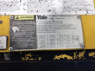 Used YALE MRW030LEN24TE078 Material Handling (misc) Ohio US | HGR 24 #915755