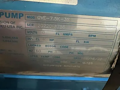 NEW 2022 CHEMPUMP TEIKOKU G SERIES