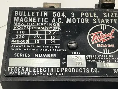 USED FEDERAL ELECTRIC 5A231