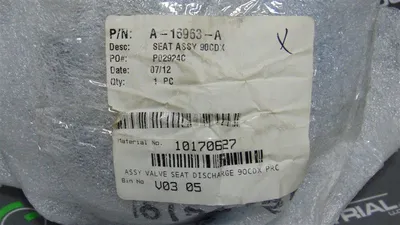 Ariel A-16963-A Compressor Discharge Seat DIS VLV SEAT ASSY, 90CDX, PRC no box New