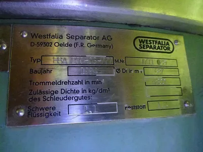 USED WESTFALIA HSA 200-06-777