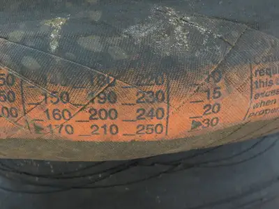 Mercer Rubber 502 Neoprene Expansion Joint 4" Split Flange 12" Length 170 PSI