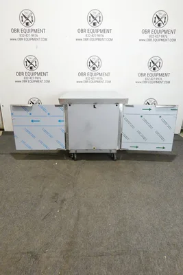 RANDELL 47” SELF-CONTAINED REFRIGERATED PASS THRU WORKTOP MODEL 51347PT-35