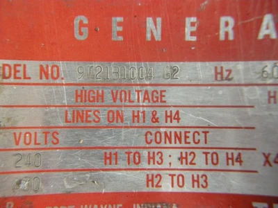 USED GENERAL ELECTRIC 9T21B1004 G2