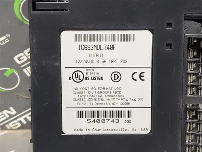 GE Fanuc IC693MDL740F 90-30 Series Digital Output Module Used