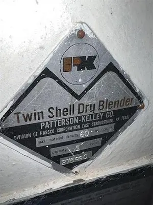 Patterson Kelley 1 Cu Ft stainless ssteel V blender