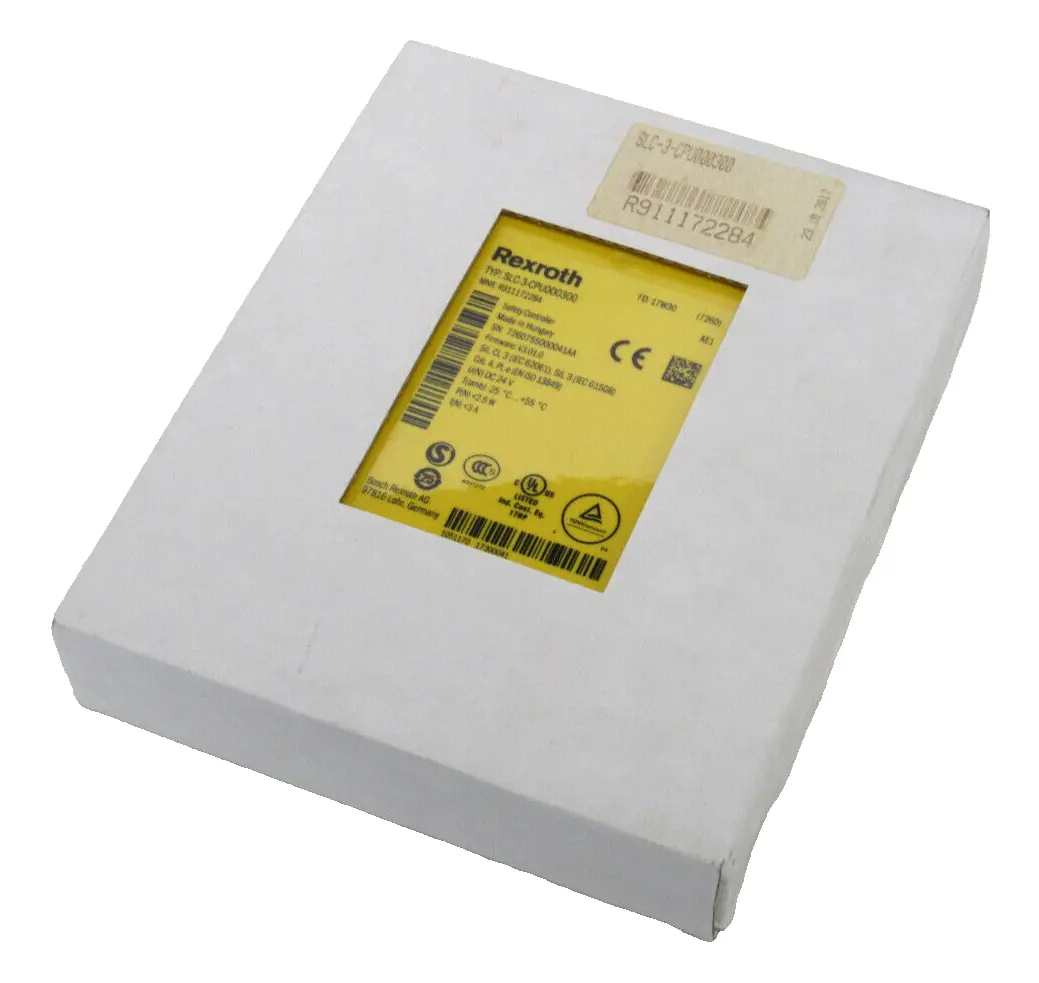 NEW REXROTH R911172284 SAFETY CONTROLLER SLC-3-CPU000300