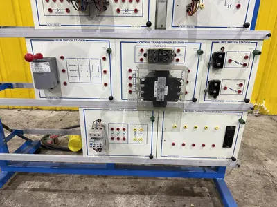 AMATROL MODEL #85-MT5 MOTOR CONTROL SYSTEM TRAINING & TESTING STAND: YOBRO #24916