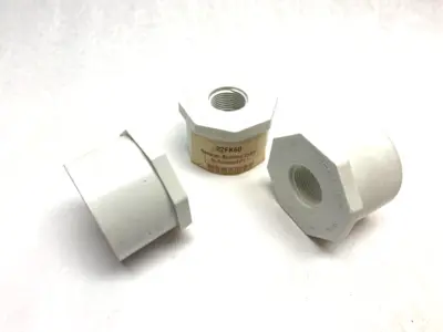 USED LASCO REDUCER BUSHING 2 X 3/4" SPIGOT X FNPT 438248 LOT OF 3