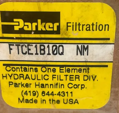 NEW PARKER FTCE1B10Q HYDRAULIC FILTER FTCE1B10Q-NM