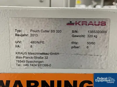 Used SIG Bosch Sig Flow Wrapper, Model HSL Flow Wrappers Ohio US | Federal Equipment Company #1338370