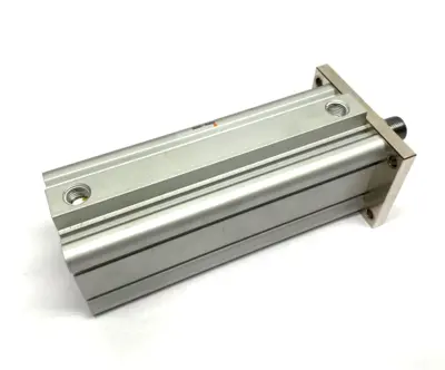 Used SMC COMPACT CYLINDER FLANGE MOUNT 125MM STROKE Pneumatic Cylinders | Maverick Industrial Sales #1105659