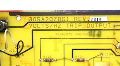 USED GENERAL ELECTRIC 305A2078G1 PC BOARD REV.1B1A