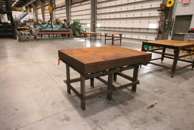48″ x 60 3/4″ Welding Table, 1/2″ Thick, 36″ High