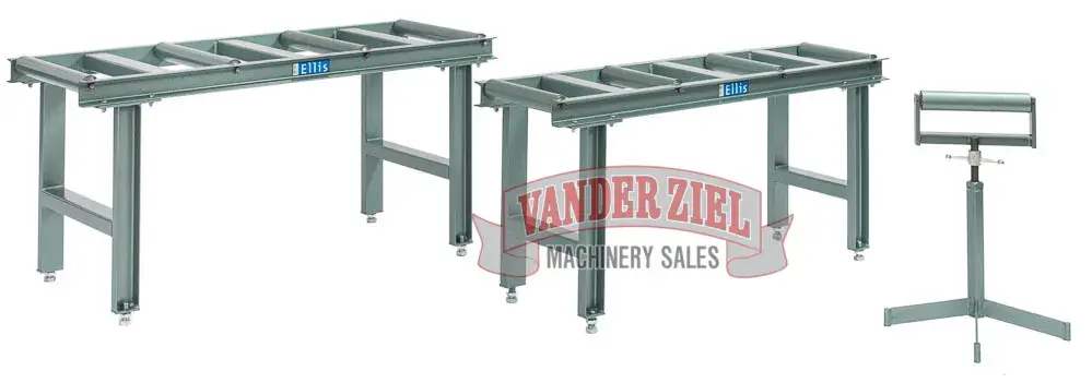 Ellis Stock Stand for Model 3000's and 4000's – 5’ Long, 4-Rollers (20″ W), PN 6227