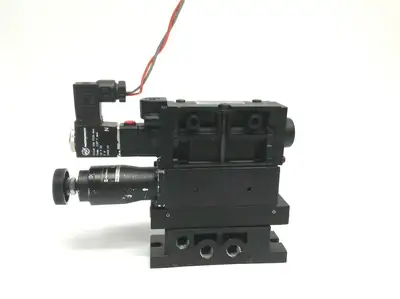 RMK00RKXLGS0A / MK01EDA34ALNA | Norgren RMK00RKXLGS0A Regulator Valve w/ MK01EDA34ALNA Solenoid Valve - Used