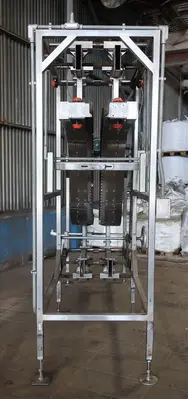 SPC8368  Conveyor AMBEC lowerator Stainless Steel, 38" discharge ht. and 80" infeed ht.