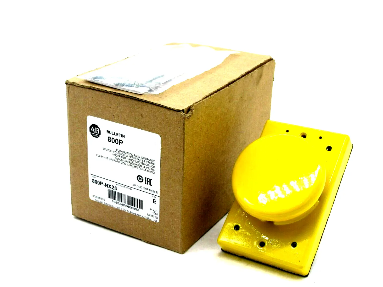 NEW ALLEN BRADLEY 800P-NX25 PUSH BUTTON SERIES E 800PNX25