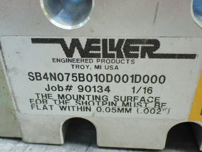 Used WELKER SB4N075B010D001D000 Pumps Ohio US | HGR 24 #976279