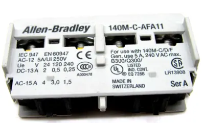 NEW ALLEN BRADLEY 140M-C-AFA11 AUXILIARY CONTACT 140MCAFA11