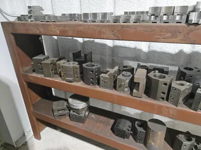 Shelf and Contents; Lathe Tooling