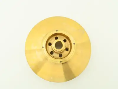 Worthington 905211-05 Centrifugal Pump Impeller Brass Bronze 1-1/8"Bore 10.75"OD