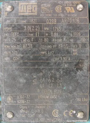 Used PHLAUER AJSP141-6D Paddle Mixers Illinois US | Aaron Equipment #1515571